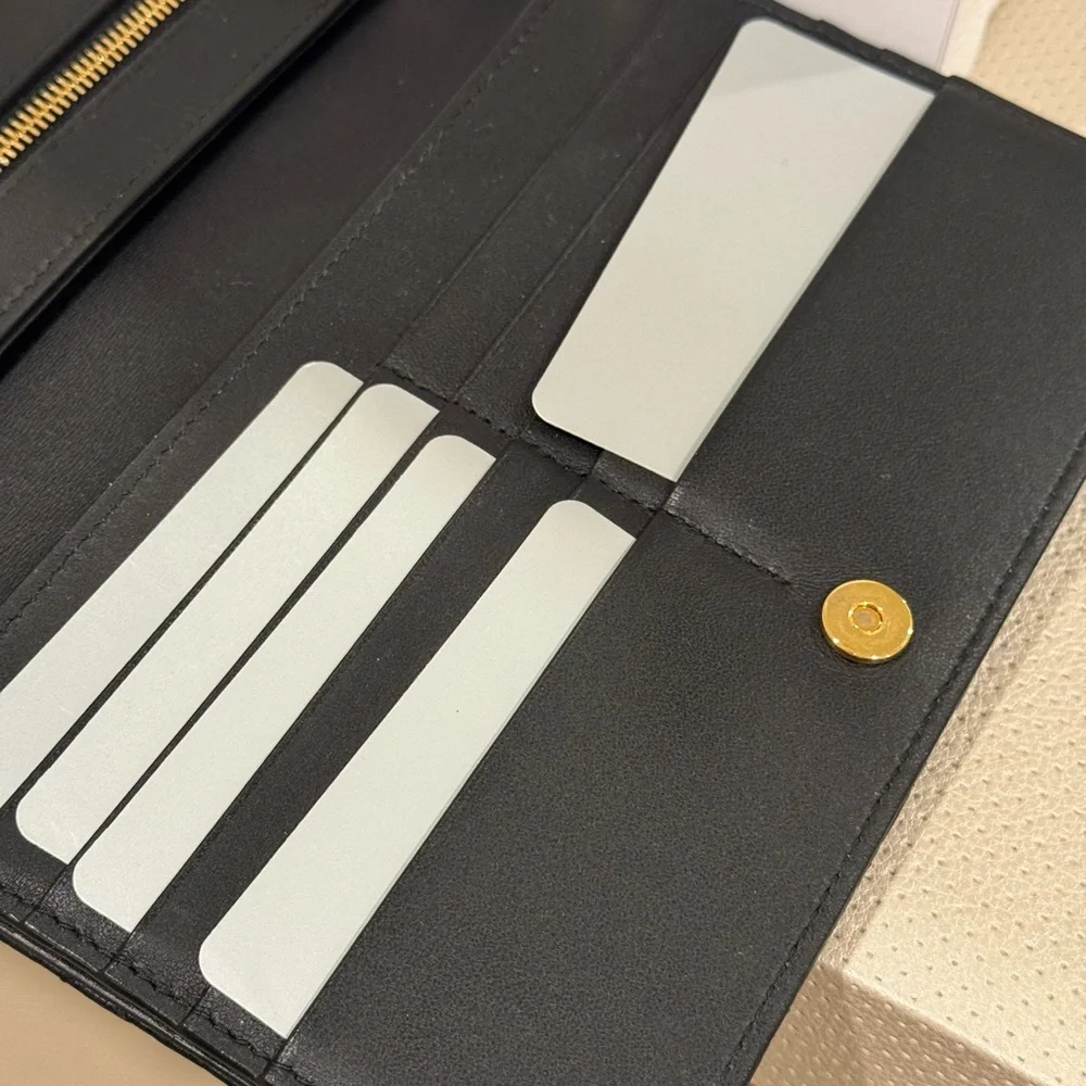Dior White large wallet
